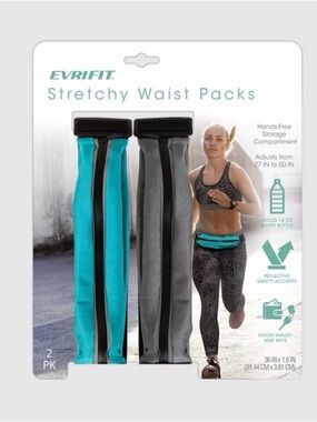 EVRIFIT Stretchy Waist Pack (2 Pack)